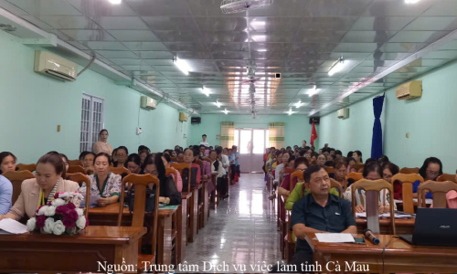 Tập huấn nghiệp vụ tuyên tuyền, tư vấn giới thiệu việc làm cho cộng tác viên trên địa bàn huyện Cái Nước