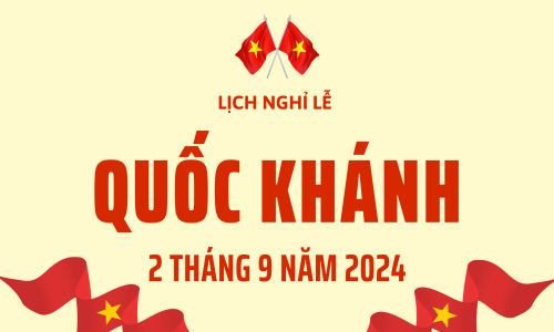Thông báo nghỉ Lễ Quốc khánh 2/9