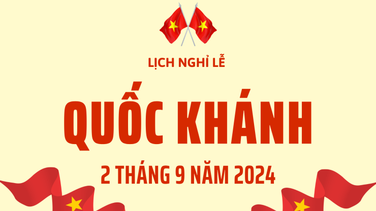 Thông báo nghỉ Lễ Quốc khánh 2/9