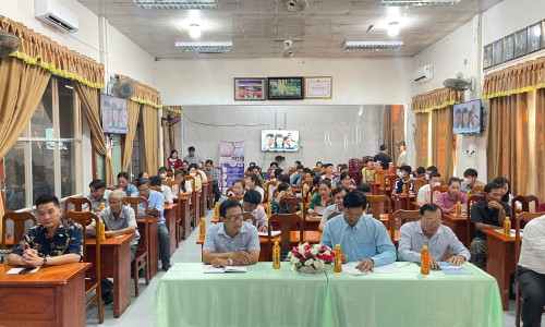 Tuyên truyền tư vấn, giới thiệu việc làm trực tiếp cho người lao động xã Trần Hợi huyện Trần Văn Thời