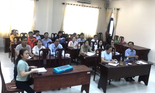 Trung tâm Dịch vụ Việc làm tỉnh Cà Mau tập huấn triển khai Thông tư số 15/2023/TT-BLĐTBXH cho cán bộ, viên chức thực hiện chính sách BHTN