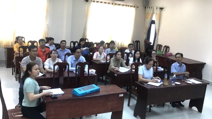 Trung tâm Dịch vụ Việc làm tỉnh Cà Mau tập huấn triển khai Thông tư số 15/2023/TT-BLĐTBXH cho cán bộ, viên chức thực hiện chính sách BHTN