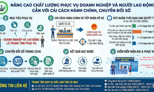 Nâng cao chất lượng phục vụ doanh nghiệp và người lao động gắn với thực hiện cải cách hành chính, chuyển đổi số