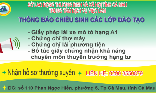 Thông báo chiêu sinh