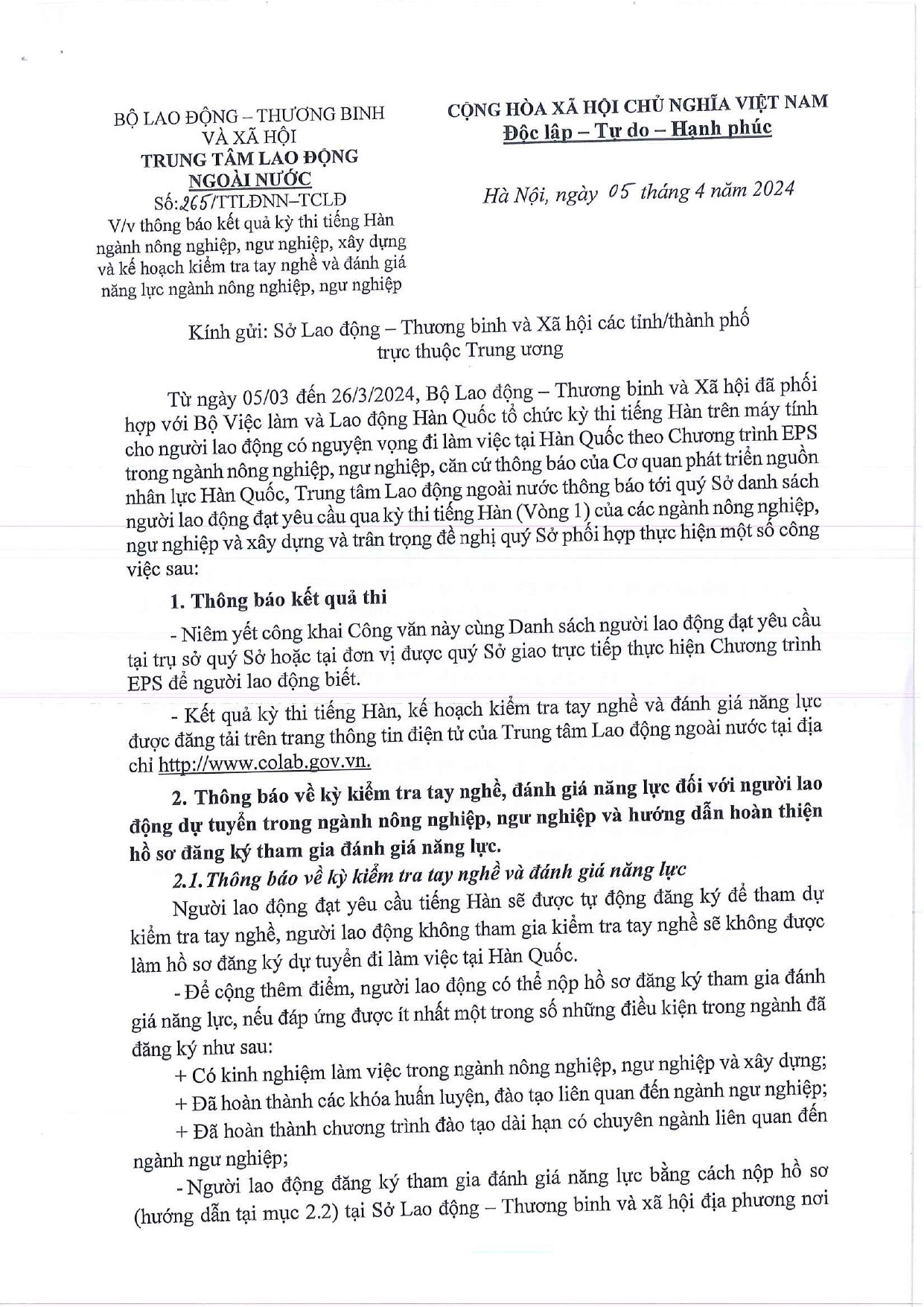 cv265 KQ KỲ THI TIẾNG HÀN_page-0001