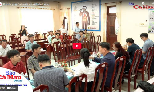 Chủ động nguồn lao động xuất khẩu thời vụ