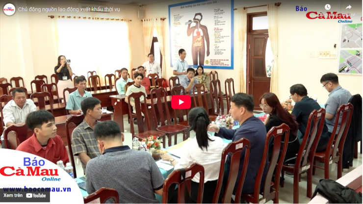Chủ động nguồn lao động xuất khẩu thời vụ