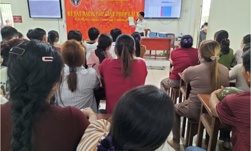 Tiếp tục tổ chức thi sát hạch cấp giấy phép lái xe mô tô hạng A1 tại Trung tâm Dịch vụ việc làm Cà Mau