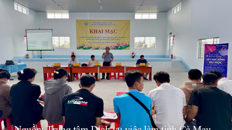 Phiên giao dịch việc làm tại xã Nguyễn Việt Khái
