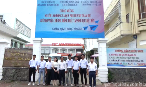Người lao động Cà Mau tiếp tục tham gia Chương trình Thực tập sinh tại Nhật Bản