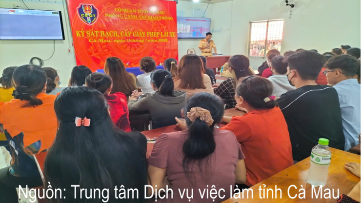 Tổ chức thi sát hạch, cấp giấy phép lái xe mô tô hạng A1 cho người dân trên địa bàn tỉnh Cà Mau