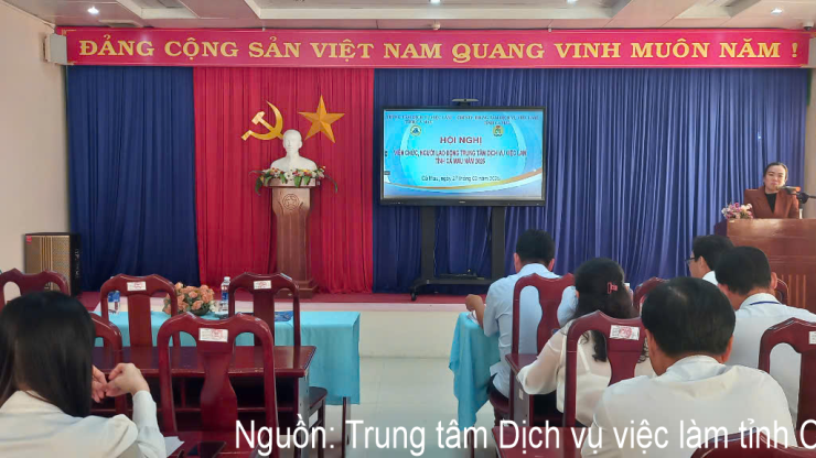 Hội nghị viên chức, người lao động Trung tâm Dịch vụ việc làm tỉnh Cà Mau năm 2025