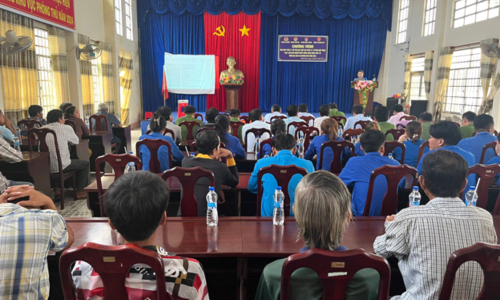 Tư vấn, giới thiệu việc làm cho người chấp hành xong án phạt tù trở về địa phương tái hoà nhập cộng đồng trên địa bàn xã Khánh Hòa năm 2024