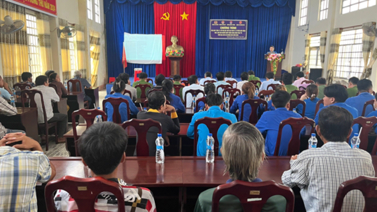 Tư vấn, giới thiệu việc làm cho người chấp hành xong án phạt tù trở về địa phương tái hoà nhập cộng đồng trên địa bàn xã Khánh Hòa năm 2024