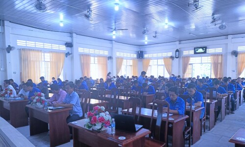 TẬP HUẤN NÂNG CAO NĂNG LỰC CHO ĐỘI NGŨ CỘNG TÁC VIÊN LÀ ĐOÀN VIÊN THANH NIÊN TRONG CÔNG TÁC ĐƯA NGƯỜI LAO ĐỘNG ĐI LÀM VIỆC Ở NƯỚC NGOÀI