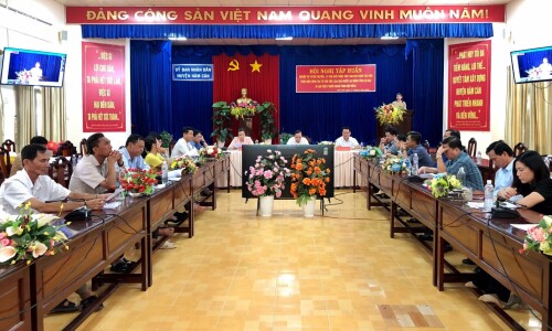 Tập huấn nghiệp vụ tuyên tuyền, tư vấn giới thiệu việc làm cho cộng tác viên trên địa bàn huyện Năm Căn