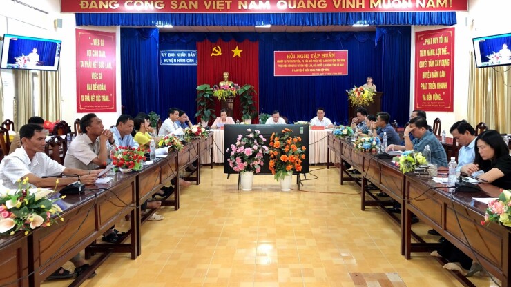 Tập huấn nghiệp vụ tuyên tuyền, tư vấn giới thiệu việc làm cho cộng tác viên trên địa bàn huyện Năm Căn