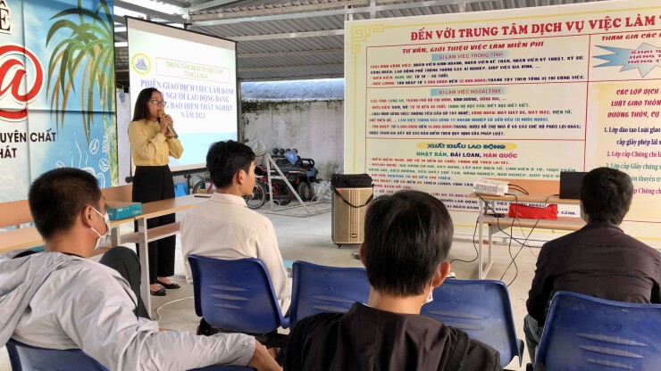 TRUNG TÂM DỊCH VỤ VIỆC LÀM CÀ MAU KẾT NỐI VIỆC LÀM CHO NGƯỜI LAO ĐỘNG THẤT NGHIỆP