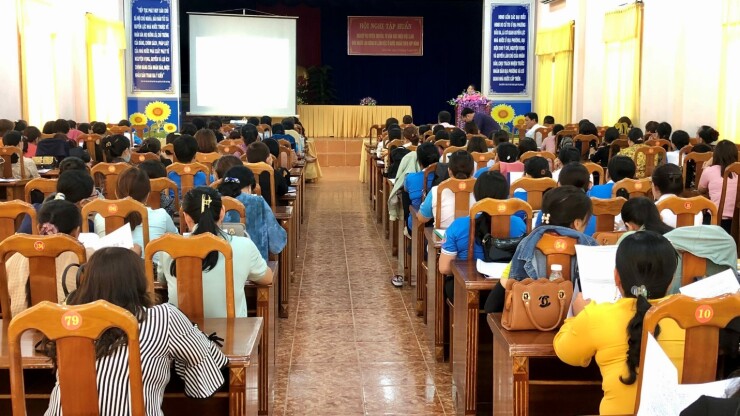 Tập huấn nghiệp vụ tuyên tuyền, tư vấn giới thiệu việc làm cho đội ngũ cộng tác viên trên địa bàn huyện Đầm Dơi