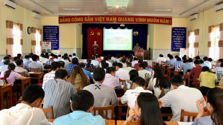 Tập huấn kỹ năng và tư vấn, giới thiệu việc làm trên địa bàn các huyện Cái Nước và huyện Năm Căn