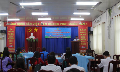Đại hội Công đoàn cơ sở thành viên Trung tâm Dịch vụ việc làm tỉnh Cà Mau lần thứ 3, nhiệm kỳ 2023-2028