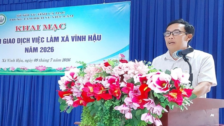 Cơ hội mở ra tương lai bền vững từ Phiên giao dịch việc làm lưu động tại xã Vĩnh Hậu