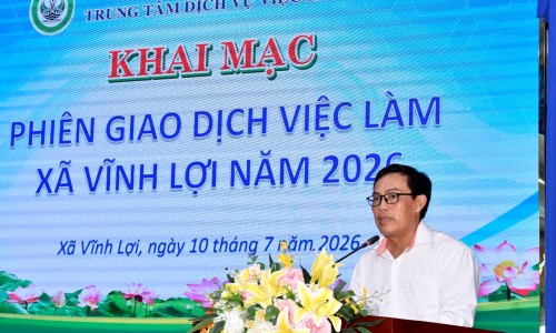 Xã Vĩnh Lợi: Khai phá tiềm năng nhân lực, tạo bứt phá an sinh từ Phiên giao dịch việc làm lưu động