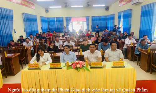 Phiên giao dịch việc làm tại xã Quách Phẩm – Cơ hội việc làm gần hơn với người lao động 🌟