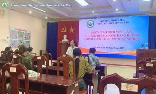 Tiếp tục tổ chức Phiên giao dịch việc làm cho người lao động đang hưởng trợ cấp thất nghiệp năm 2025