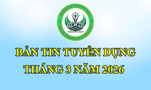 Bản tin tuyển dụng việc làm tháng 03/2026