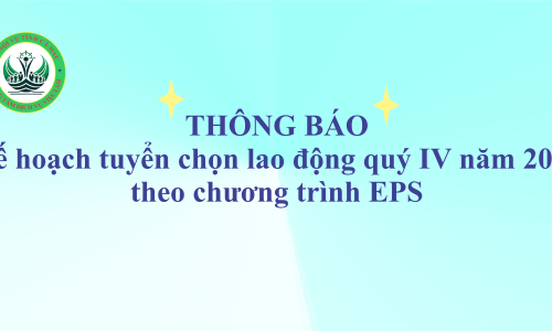 Kế hoạch tuyển chọn Quý 4/2025 theo Chương trình EPS