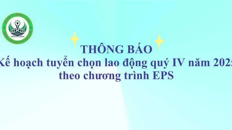 Kế hoạch tuyển chọn Quý 4/2025 theo Chương trình EPS