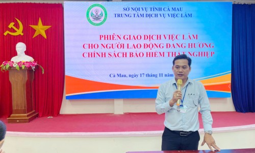 🌟Trung tâm Dịch vụ việc làm Cà Mau tổ chức phiên giao dịch việc làm dành cho người lao động thất nghiệp