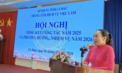 🎉Trung tâm Dịch vụ việc làm tỉnh Cà Mau tổ chức thành công Hội nghị tổng kết công tác năm 2025 và phương hướng, nhiệm vụ năm 2026