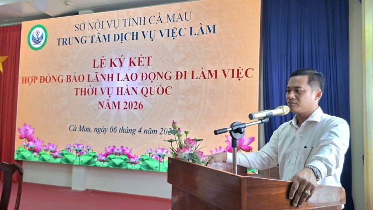 Tiếp tục tổ chức Lễ ký kết hợp đồng bảo lãnh cho người lao động tham gia chương trình đi làm việc thời vụ tại Hàn Quốc năm 2026
