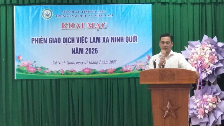 Phiên giao dịch việc làm tại xã Ninh Quới: Cầu nối giữa doanh nghiệp và người lao động