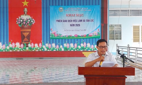 Sức hút từ mô hình đưa Phiên giao dịch việc làm lưu động về xã Tân Lộc